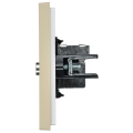 FORTE&PIANO Розетка TV проходная FP429 ваниль IEK