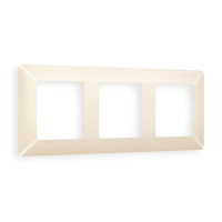 AF110303 Рамка ALFA Line Бежевый глянец 3-ая AMBRELLA VOLT