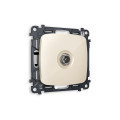 MO313010 Комплект механизма TV розетки оконечной OMEGA Бежевый глянец 50-870 MHz 1dB QUANT OP3130, VM202 AMBRELLA VOLT