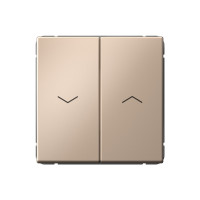 ARTGALLERY 2-клавишный ВЫКЛЮЧАТЕЛЬ ДЛЯ ЖАЛЮЗИ, 2х сх.4, 10А, механизм, быстрозажим. клем., ПЕСОЧНЫЙ GAL001219S