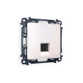 MA212010 Комплект механизма компьютерной розетки ALFA Жемчуг RJ-458P8C CAT6 с шторкой QUANT AP2120, VM188 AMBRELLA VOLT