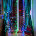 Гирлянда светодиодная Светодиодный Дождь 3х2м 240LED мультиколор 12Вт 230В IP20 свечение с динамикой провод прозр. Neon-Night 235-098