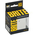 BRITE Выключатель карточный 30А ВС10-1-8-БрЖ жемчуг IEK
