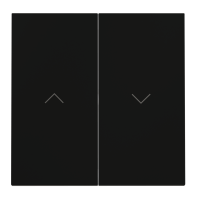 Клавиши для выключателя жалюзи, S70 (черный матовый)