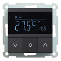 Термостат RIKETT для теплых полов Smart Life Wifi, черный (32232 BK)