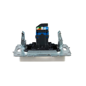 BRITE Розетка компьютерная RJ45 кат.6 РК11-БрЖ жемчуг IEK