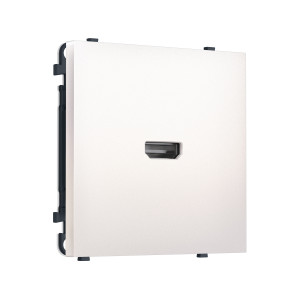 MS214030 Комплект механизма розетки HDMI 2.1 SIGMA Жемчуг 30V/900MS 4K-120HZ 8K-60Hz QUANT PRO (SP2140, PR223)