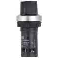Переключатель IP65 3 позиции моноблок NO+NC чёрный MASTER IEK
