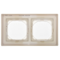 FLITE Рамка 2-местная IP55 Рпро-2-55-ФлСл сливочный IEK