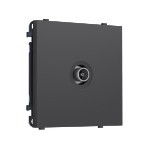 MS913010 Комплект механизма TV розетки оконечной SIGMA Графит Мягкое касание 50-870 MHz 1dB QUANT PRO (SP9130, PR202)