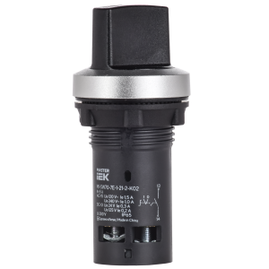 Переключатель IP65 2 позиции моноблок 1NO чёрный MASTER IEK