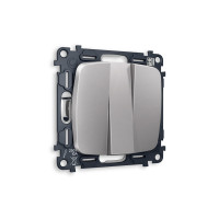 MO505010 Комплект механизма 3-кл выключателя OMEGA Сталь матовый QUANT OP5050, VM133 AMBRELLA VOLT