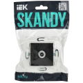 SKANDY Розетка TV проходная SK-A17Bl черный IEK