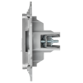 FLITE Розетка 2-местная RJ45/TV категория 5Е UTP РКТВ5е-2-0-ФлА алюминий IEK