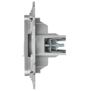 FLITE Розетка 2-местная RJ45/TV категория 5Е UTP РКТВ5е-2-0-ФлА алюминий IEK