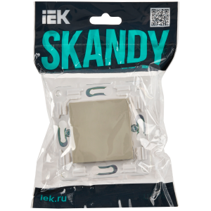 SKANDY Заглушка с суппортом SK-C01B бежевый IEK
