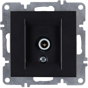 Arvia Electric, L/K Механизм, Розетка TV конц. с экраном, (черный)