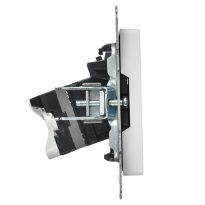 BRITE Розетка компьютерная двойная кат.5E RJ45 РК10-2-БрАБ арктический белый IEK