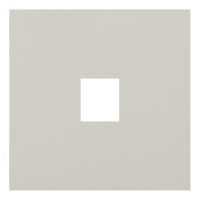 Лицевая панель для одиночной информационной розетки, лен (35441 LN)