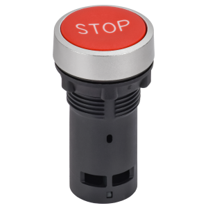 Кнопка IP65 с маркировкой "STOP" моноблок 1NC красная MASTER IEK