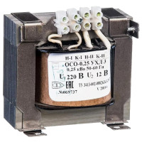 ОСО-0,25 УХЛ3 220/12, IP00, трансформатор