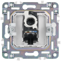 SKANDY Розетка компьютерная RJ45 кат.5E SK-K01N металл никель IEK