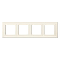 Рамка 4 поста Jung ECOPROFI DECO, бежевый, EPD484