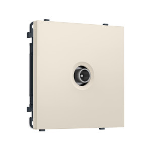 MS333030 Комплект механизма TV розетки проходной SIGMA Бежевый матовый 5-1000 MHz 4dB QUANT PRO (SP3330, PR211)