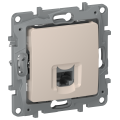 IEKETIKA Розетка компьютерная RJ45 категория 5Е UTP 6711411 песочный IEK