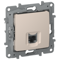 IEKETIKA Розетка компьютерная RJ45 категория 5Е UTP 6711411 песочный IEK
