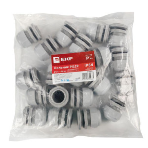Сальник PG29 d18-25мм (d отверст. 36мм) IP54 PROxima EKF plc-pg-29-r