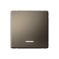 ARTGALLERY 1-клавишный ВЫКЛЮЧАТЕЛЬ КНОПОЧНЫЙ с подсв., 10А, механизм, МОККО GAL000616