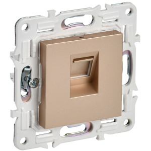 SKANDY Розетка компьютерная RJ45 кат.6 SK-K02Sa песочный IEK