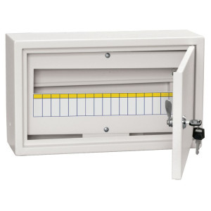 Корпус ЩРн-18 TITAN 3 265х440х120мм IP31 метал. бел. IEK MKM13-N-18-31-Z