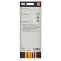 BRITE Рамка 3-местная РУ-3-2-Бр стекло черный RE IEK