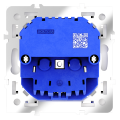 Розетка встраиваемая VOLTUM S70 с заземлением и защитными шторками, 16А, с USB, AС, белый глянцевы