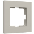 W0012917/ Рамка на 1 пост Slab (дымчатый софт)