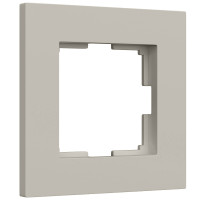 W0012917/ Рамка на 1 пост Slab (дымчатый софт)