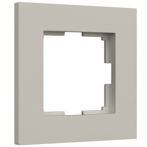 W0012917/ Рамка на 1 пост Slab (дымчатый софт)