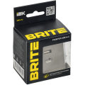BRITE Розетка USB A+C 45Вт высокоскоростная зарядка РЮ11-2-БрШ шампань IEK