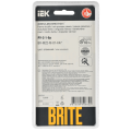 BRITE Рамка 2-местная РУ-2-1-Бр металл алюминий RE IEK