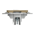 FLITE Розетка компьютерная RJ45 категория 5Е UTP РК5е-1-0-ФлХ хаки IEK