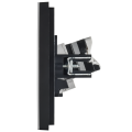 FORTE&PIANO Розетка двойная RJ11+RJ45 кат.5E FP735M металл никель IEK
