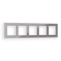 AF330505 Рамка ALFA Platos Сталь Стекло органическое 5-ая AMBRELLA VOLT