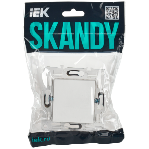 SKANDY Вывод кабеля SK-O01W арктический белый IEK