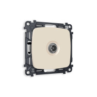 MO333010 Комплект механизма TV розетки оконечной OMEGA Бежевый матовый 50-870 MHz 1dB QUANT OP3330, VM202 AMBRELLA VOLT