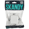 SKANDY Заглушка с суппортом SK-C01W арктический белый IEK