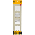 BRITE Рамка 4-местная РУ-4-Бр бежевый рифленый IEK