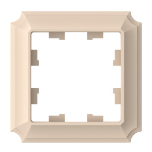 ATLASDESIGN ANTIQUE 1-постовая РАМКА, ПЕСОЧНЫЙ ATN101201