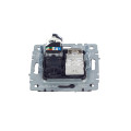 BRITE Розетка двойная RJ11+RJ45 кат.5E РК/Т12-БрГ графит IEK